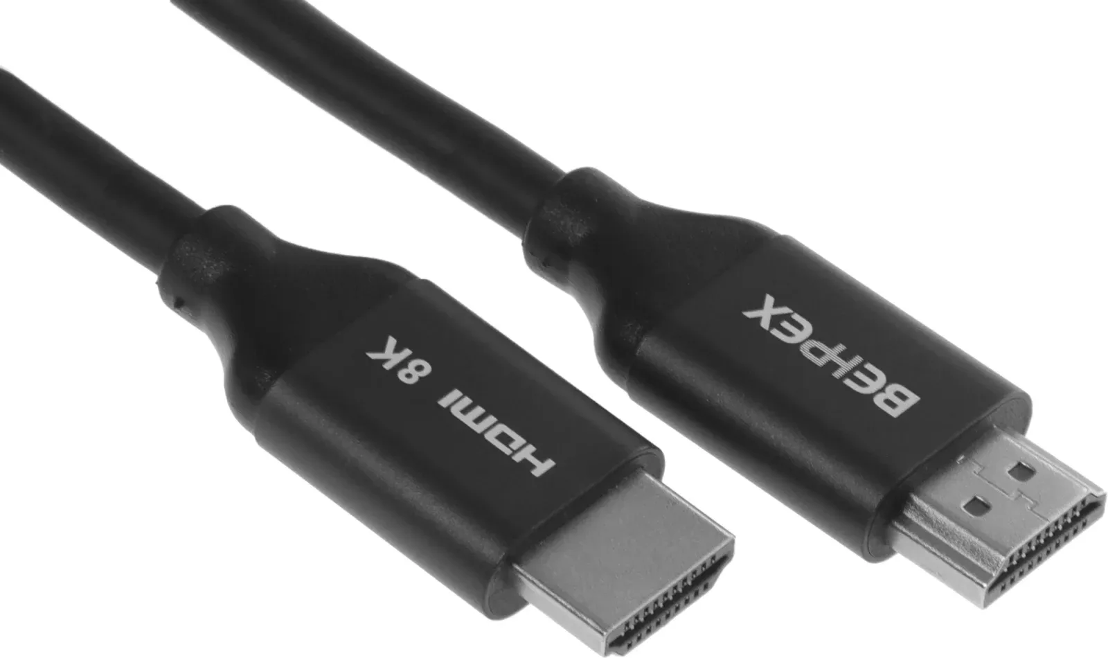 Кабель аудио-видео Ultra HD 8K HDMI m/HDMI m 1м. позолоч.конт. черный - фото 4