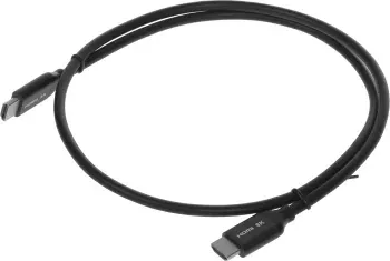 Кабель аудио-видео Ultra HD 8K HDMI m/HDMI m 1м. позолоч.конт. черный - фото 6