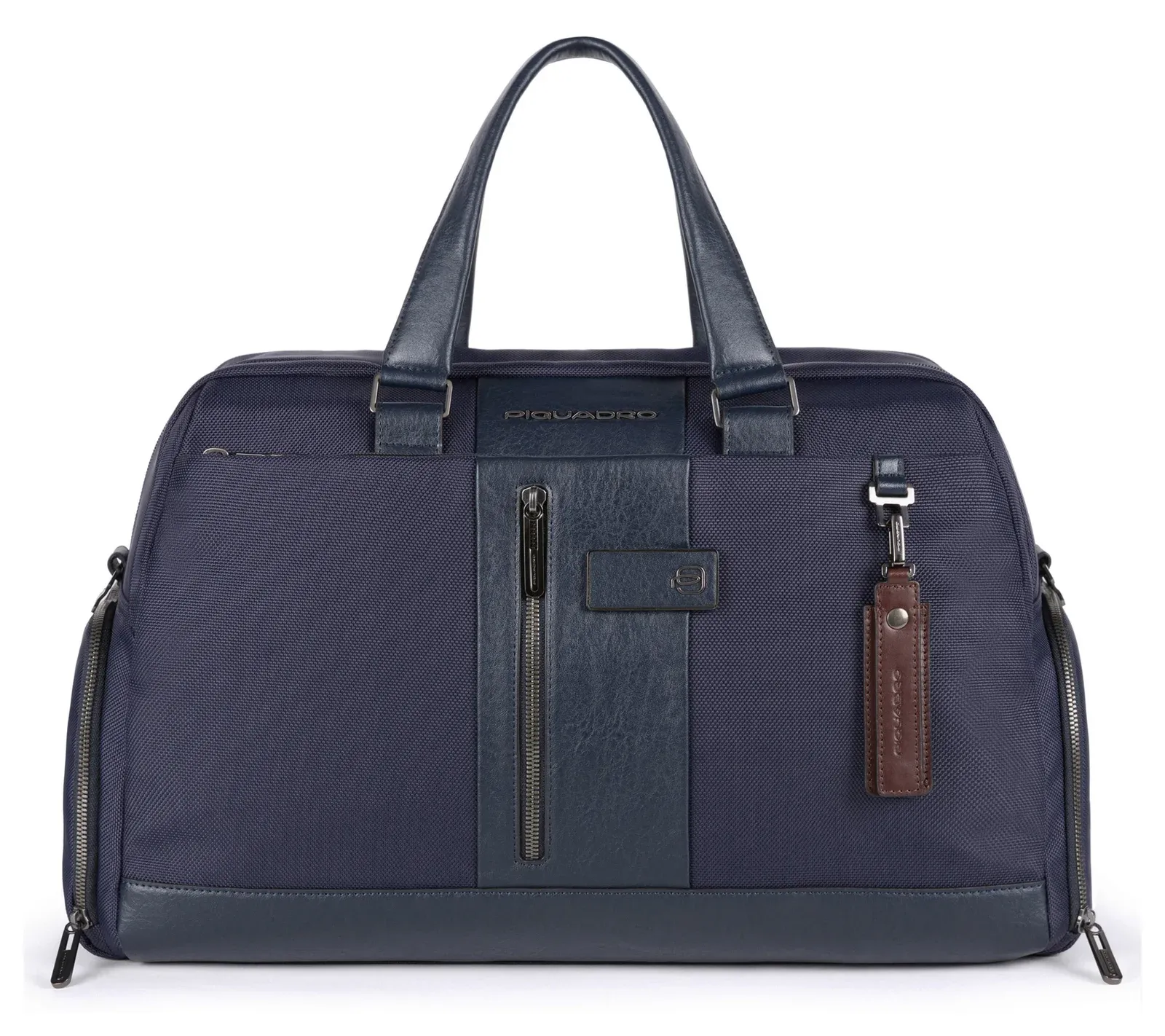 Сумка дорожная Piquadro Brief2 BV4447BR2/BLU синяя нейлон/натур.кожа, 31 л - фото 3