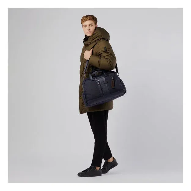 Сумка дорожная Piquadro Brief2 BV4447BR2/BLU синяя нейлон/натур.кожа, 31 л - фото 5