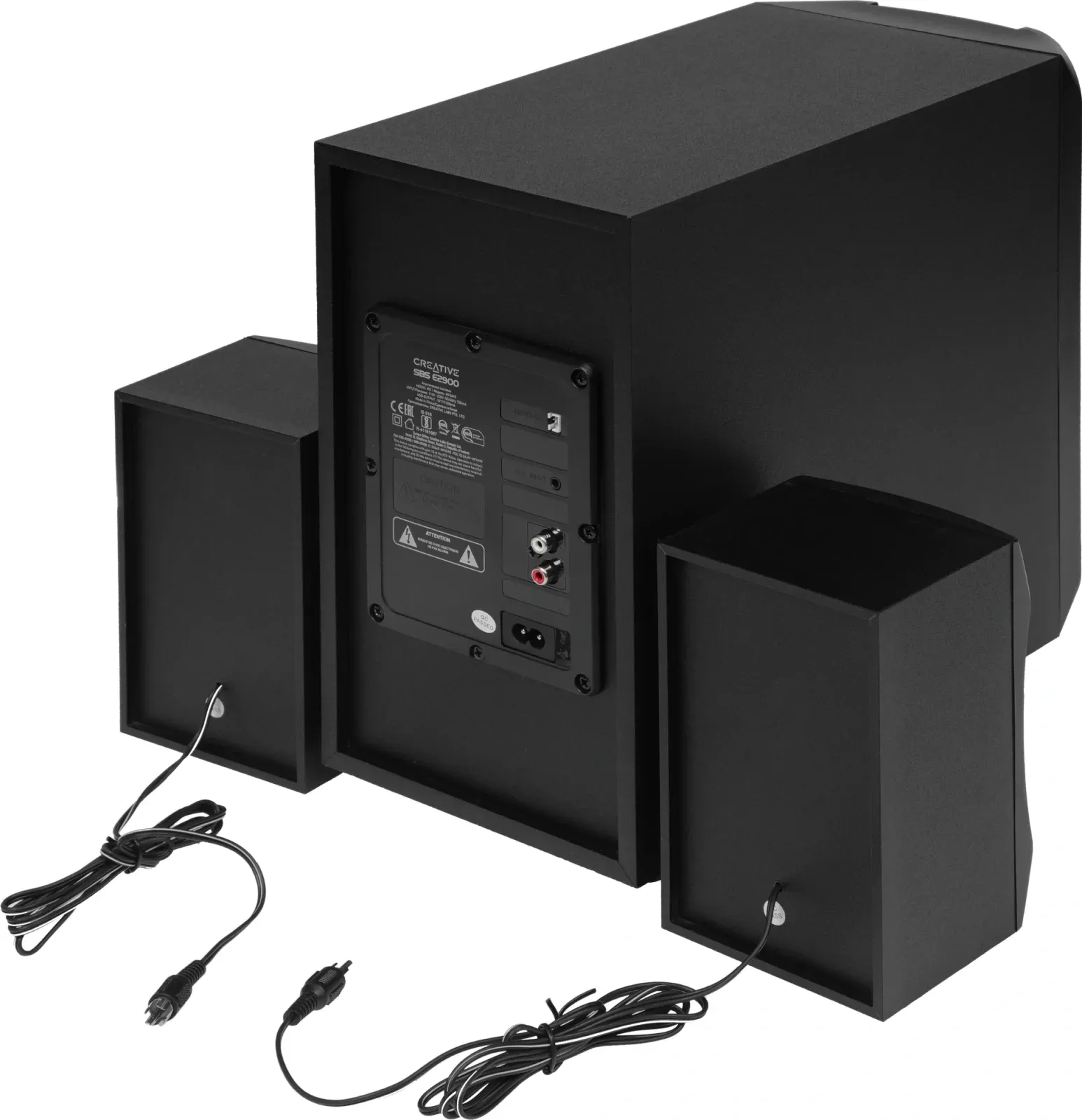 Колонки Creative SBS E2900 2.1 черный 60Вт - фото 7