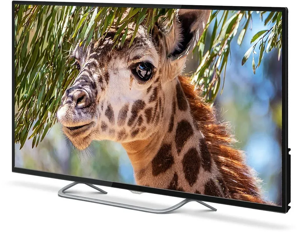 Телевизор LED PolarLine 55 55PU11TC-SM черный 4K Ultra HD 60Hz DVB-T DVB-T2 DVB-C DVB-S2 USB WiFi Smart TV RUS - фото 2