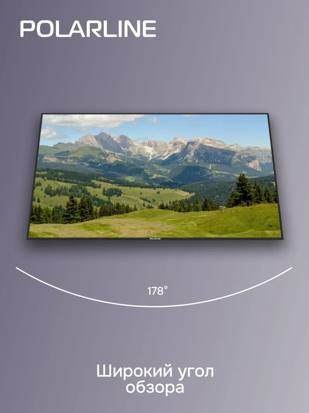 Телевизор LED PolarLine 55 55PU11TC-SM черный 4K Ultra HD 60Hz DVB-T DVB-T2 DVB-C DVB-S2 USB WiFi Smart TV RUS - фото 6