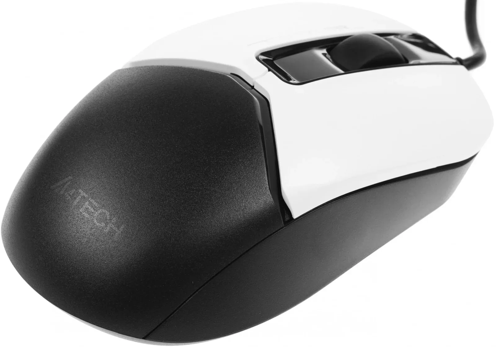Мышь A4Tech Fstyler FM12S Panda белый/черный оптическая 1200dpi silent USB 3but - фото 4