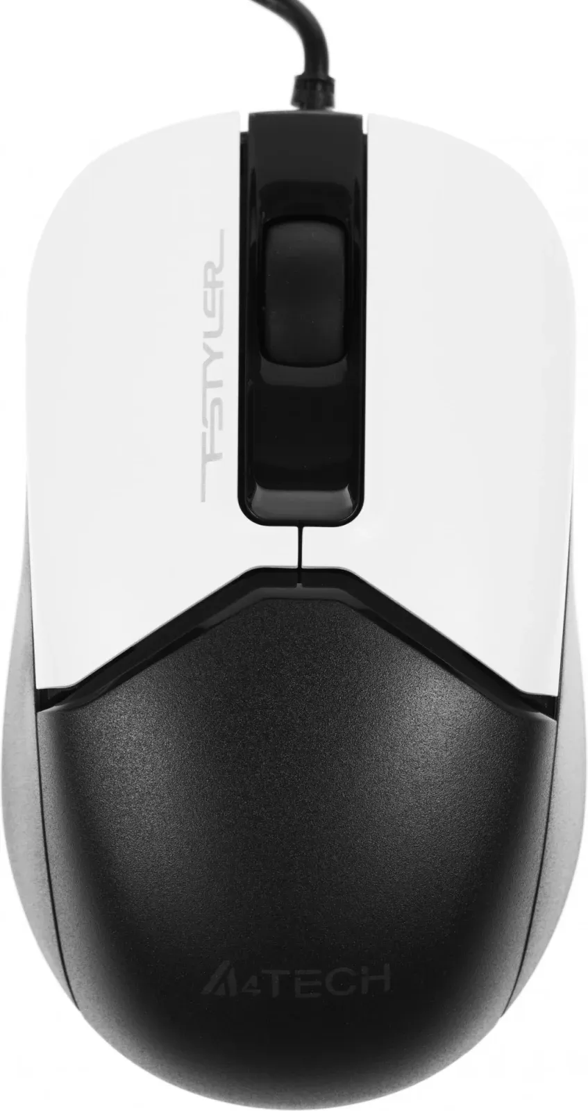 Мышь A4Tech Fstyler FM12S Panda белый/черный оптическая 1200dpi silent USB 3but - фото 5