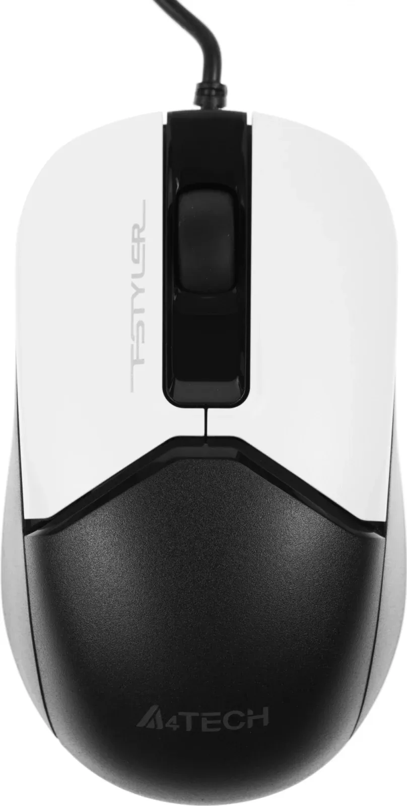 Мышь A4Tech Fstyler FM12 Panda белый/черный оптическая 1200dpi USB 3but - фото 8