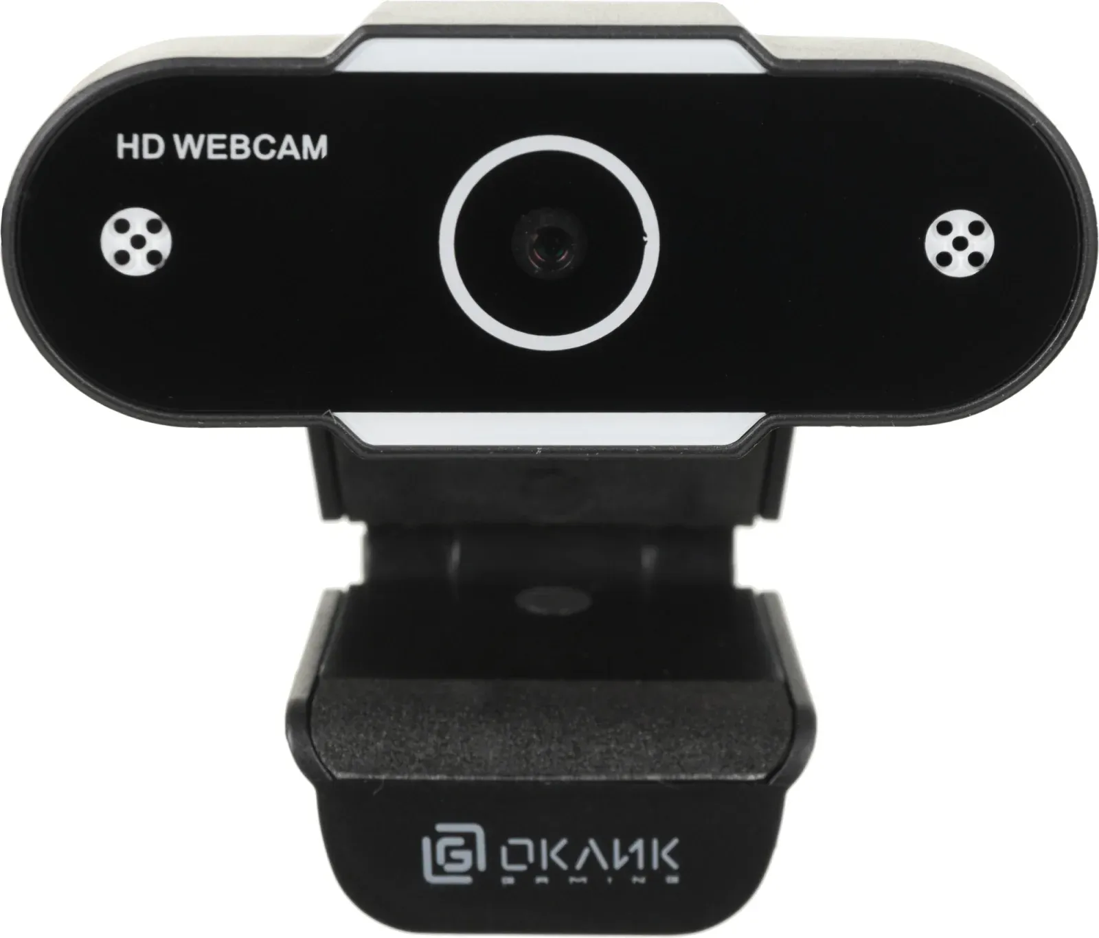 Камера Web Оклик OK-C012HD черный 1Mpix 1280x720 USB2.0 с микрофоном - фото 1