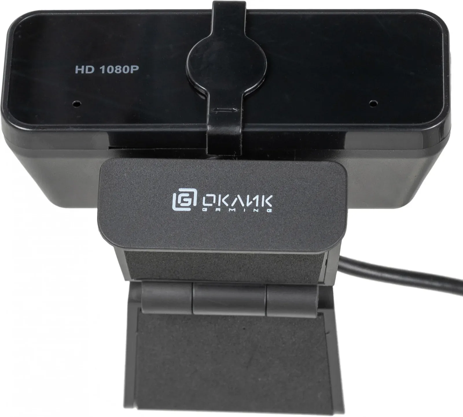 Камера Web Оклик OK-C21FH черный 2Mpix 1920x1080 USB2.0 с микрофоном - фото 3