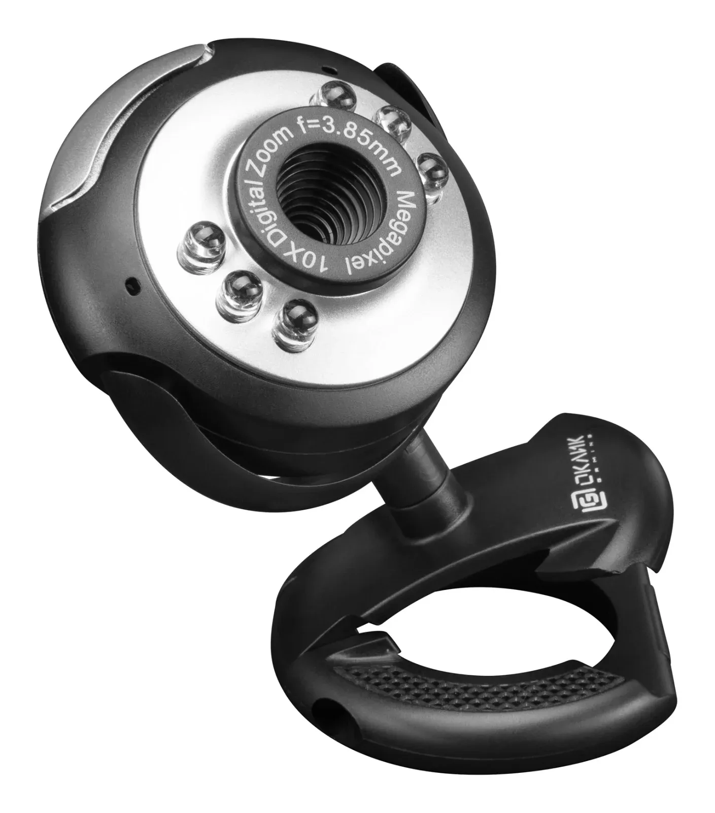 Камера Web Оклик OK-C8825 черный 0.3Mpix 640x480 USB2.0 с микрофоном - фото 4