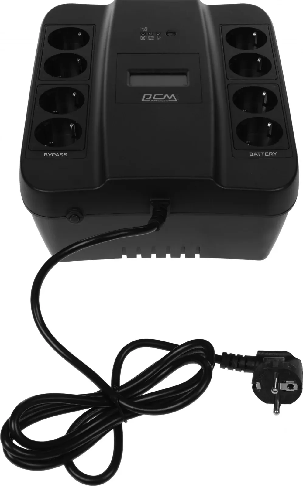 Источник бесперебойного питания Powercom Spider SPD-550U LCD USB 330Вт 550ВА черный - фото 3
