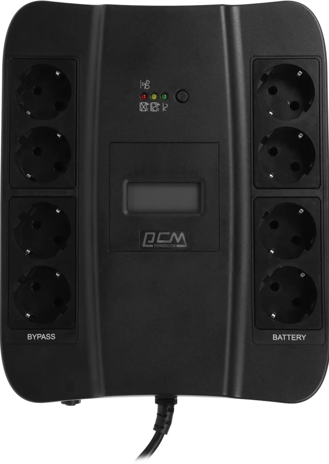 Источник бесперебойного питания Powercom Spider SPD-550U LCD USB 330Вт 550ВА черный - фото 4