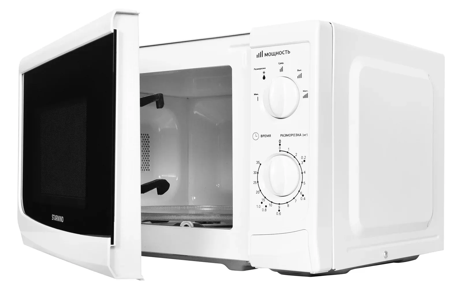 Микроволновая Печь Starwind SWM5620 20л. 700Вт белый, 20 л - фото 5