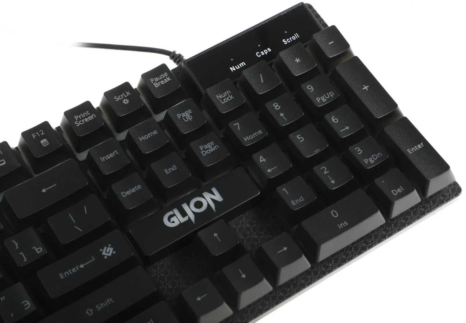 Клавиатура + мышь Defender Glion клав:черный мышь:черный/красный USB LED 45123 - фото 8