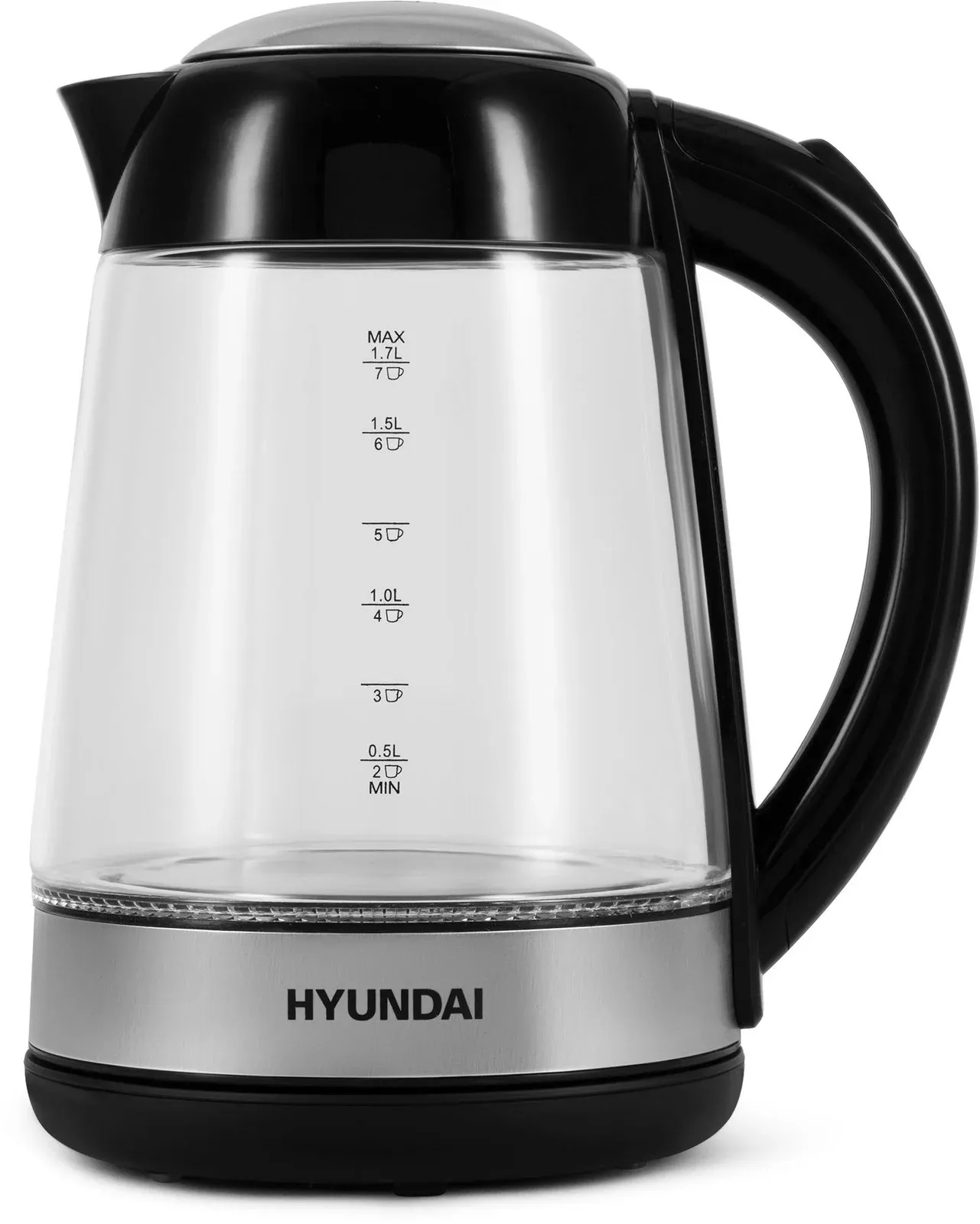 Чайники HYUNDAI HYK-G3803 черный - фото 1