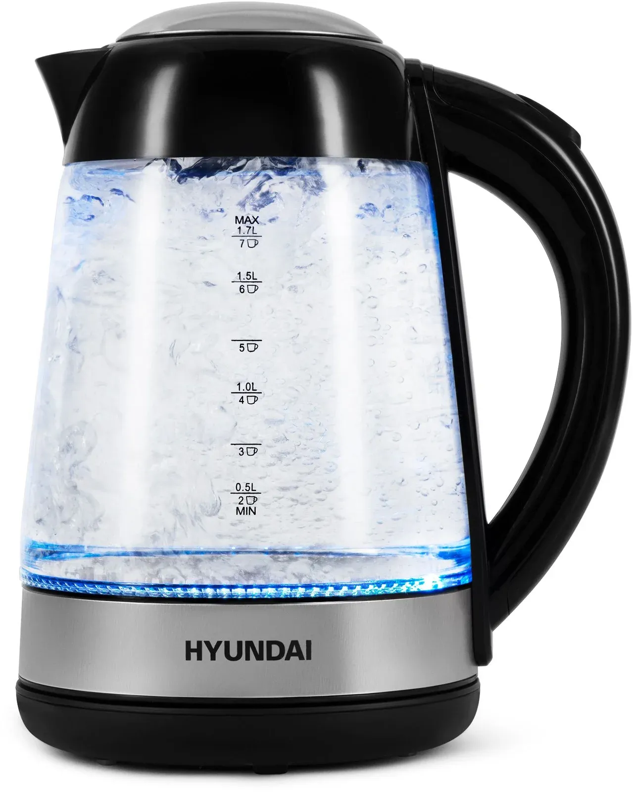 Чайники HYUNDAI HYK-G3803 черный - фото 2
