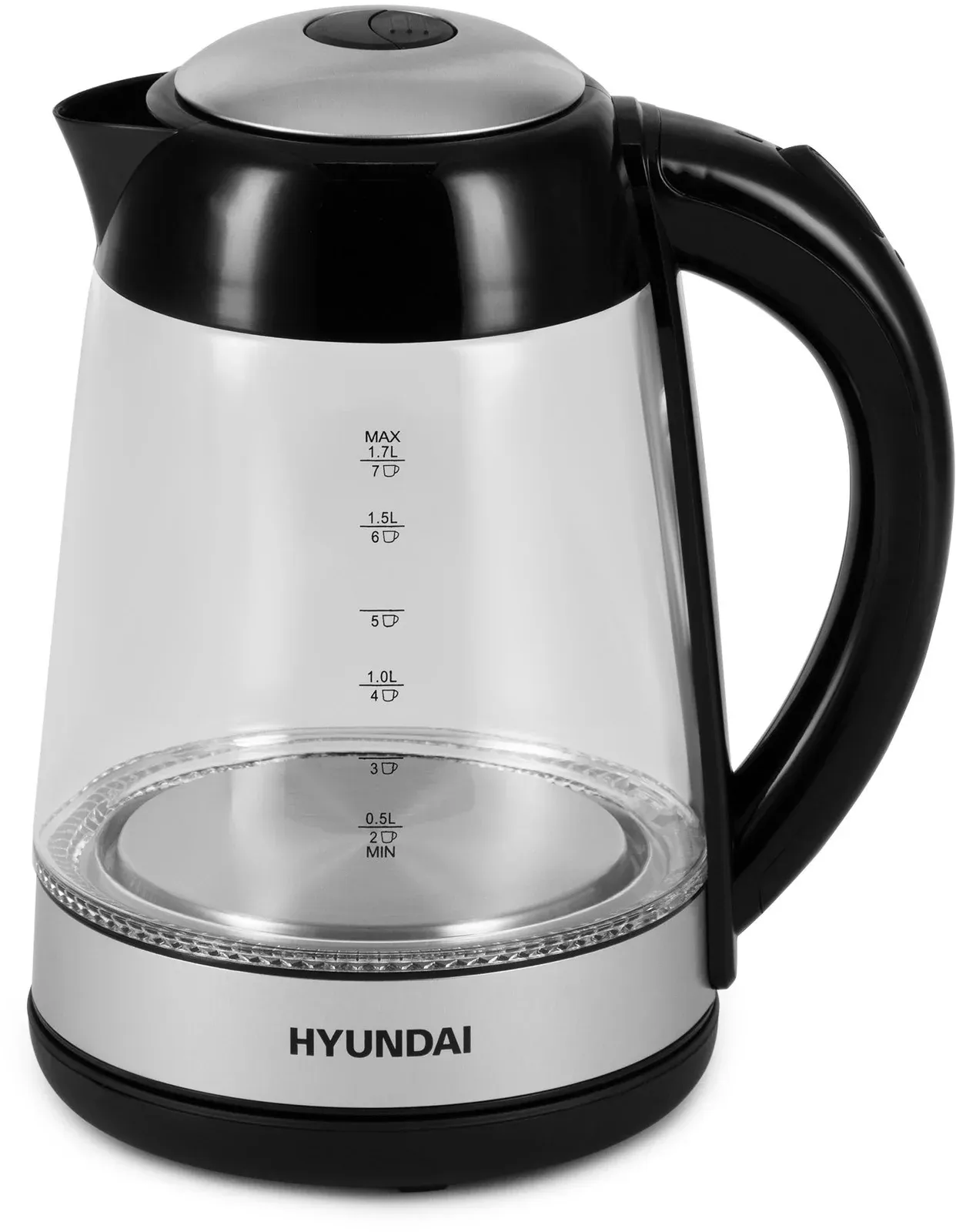 Чайники HYUNDAI HYK-G3803 черный - фото 3