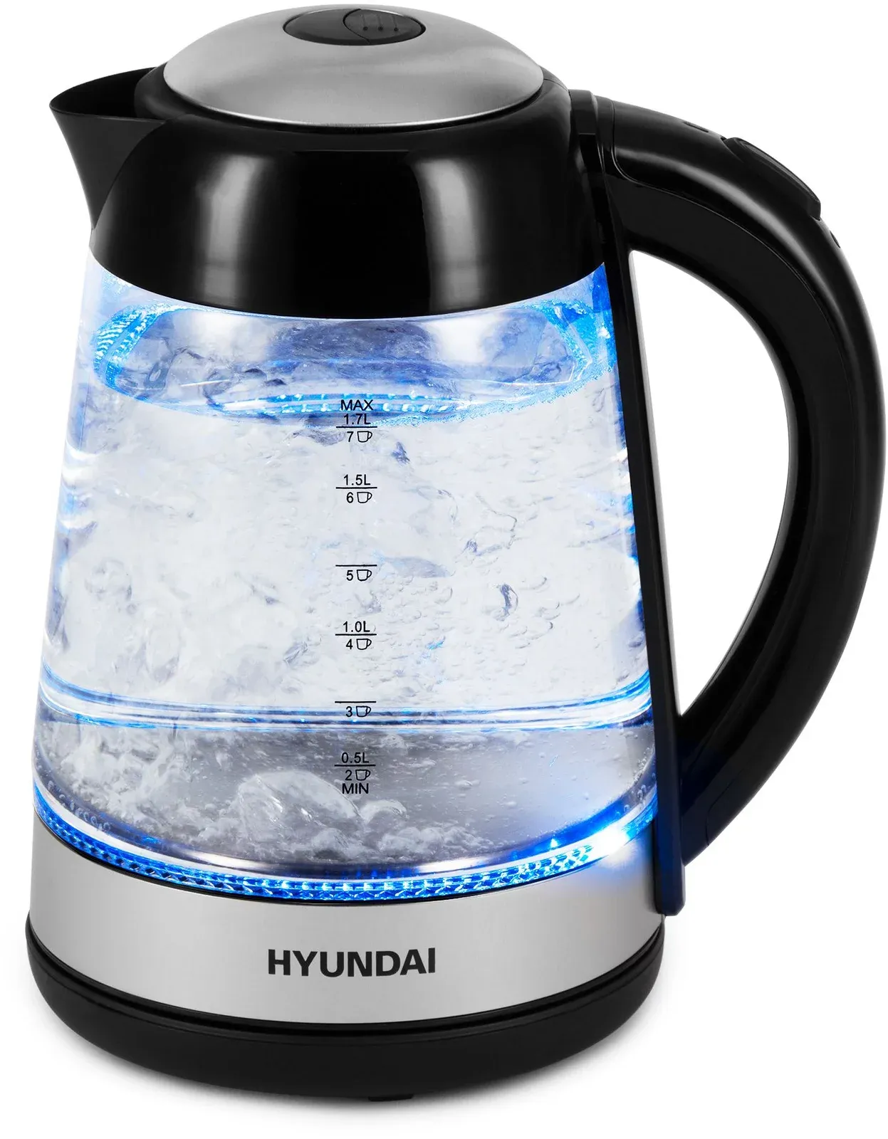 Чайники HYUNDAI HYK-G3803 черный - фото 4