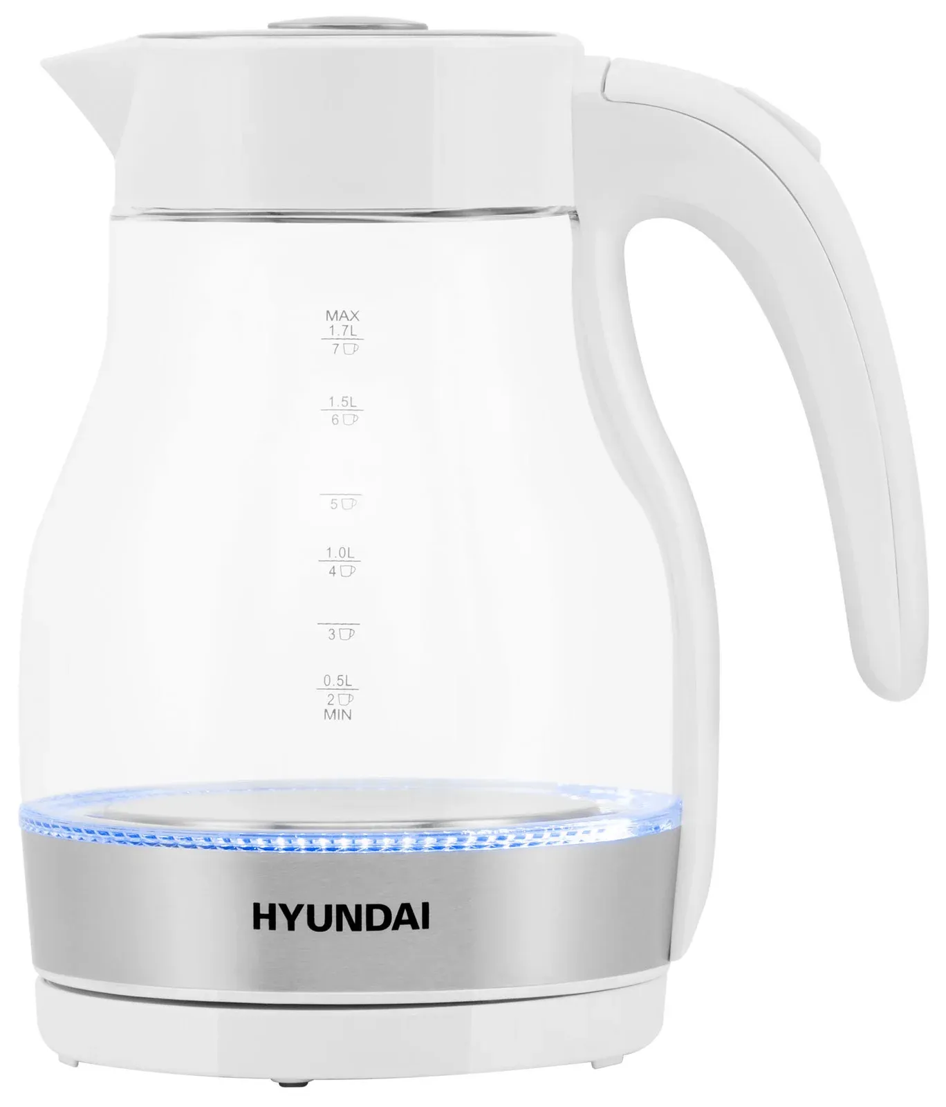 Чайники HYUNDAI HYK-G3802 белый - фото 3