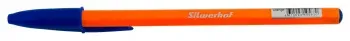 Ручка шариков. Silwerhof Orange d=0.7мм син. черн. одноразовая ручка линия 0.5мм шестигр. - фото 7