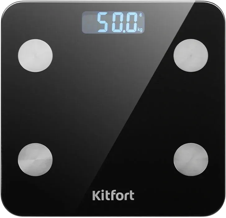 Весы напольные электронные Kitfort КТ-805 макс.180кг черный - фото 3