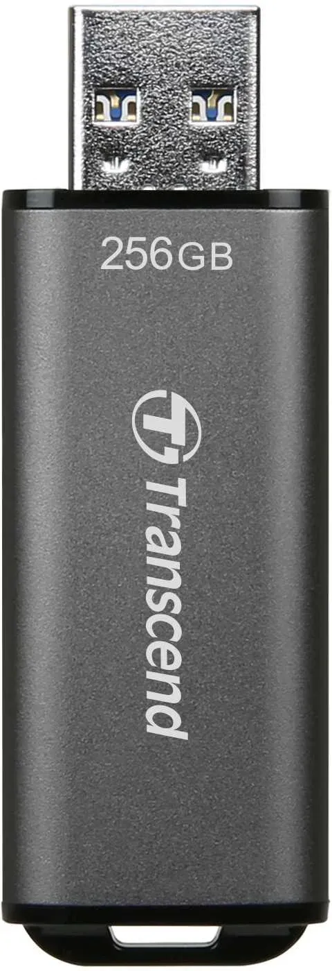 Флеш Диск Transcend 256Gb Jetflash 920 TS256GJF920 USB3.0 темно-серый, 256 ГБ - фото 2