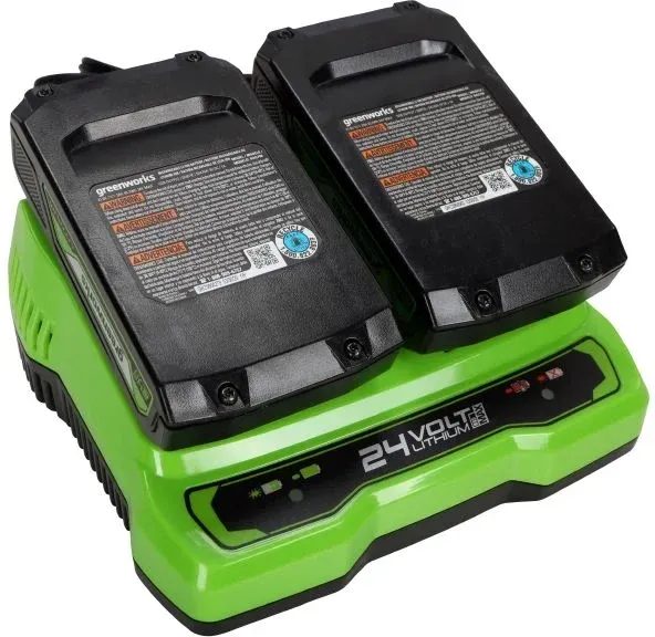 Зарядные устройства для аккумуляторов GREENWORKS G24X2UC2