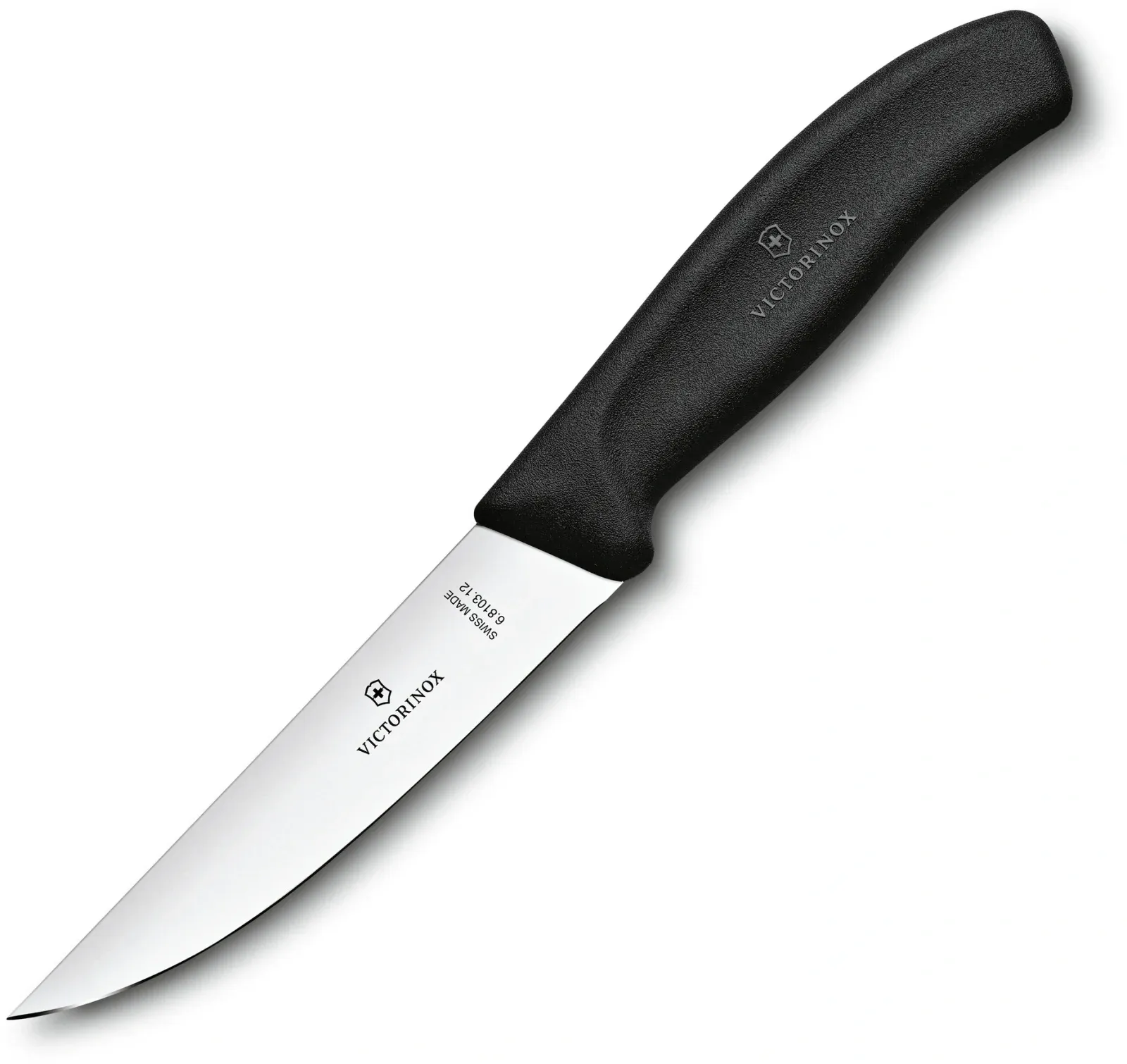 Нож кухонный Victorinox Swiss Classic 6.8103.12B стальной разделочный лезв.120мм прямая заточка черный блистер - фото 3