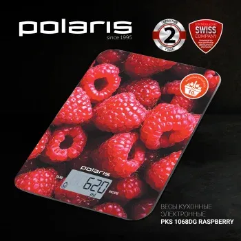 Весы кухонные электронные Polaris PKS 1068DG макс.вес:10кг рисунок/малина - фото 6