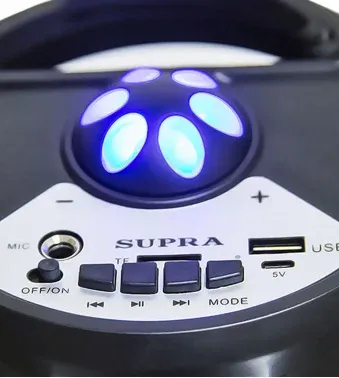 Минисистема Supra SMB-330 черный 20Вт FM USB BT - фото 7