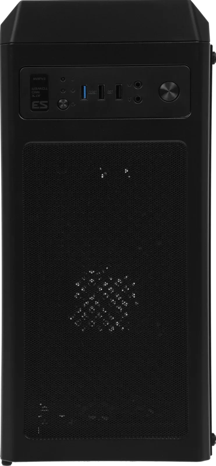 Корпус Zalman S3 TG черный без БП ATX 5x120mm 2xUSB2.0 1xUSB3.0 audio bott PSU - фото 4