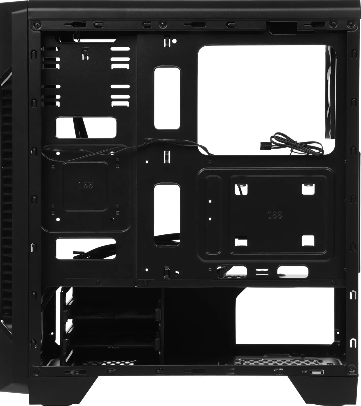 Корпус Zalman S3 TG черный без БП ATX 5x120mm 2xUSB2.0 1xUSB3.0 audio bott PSU - фото 7