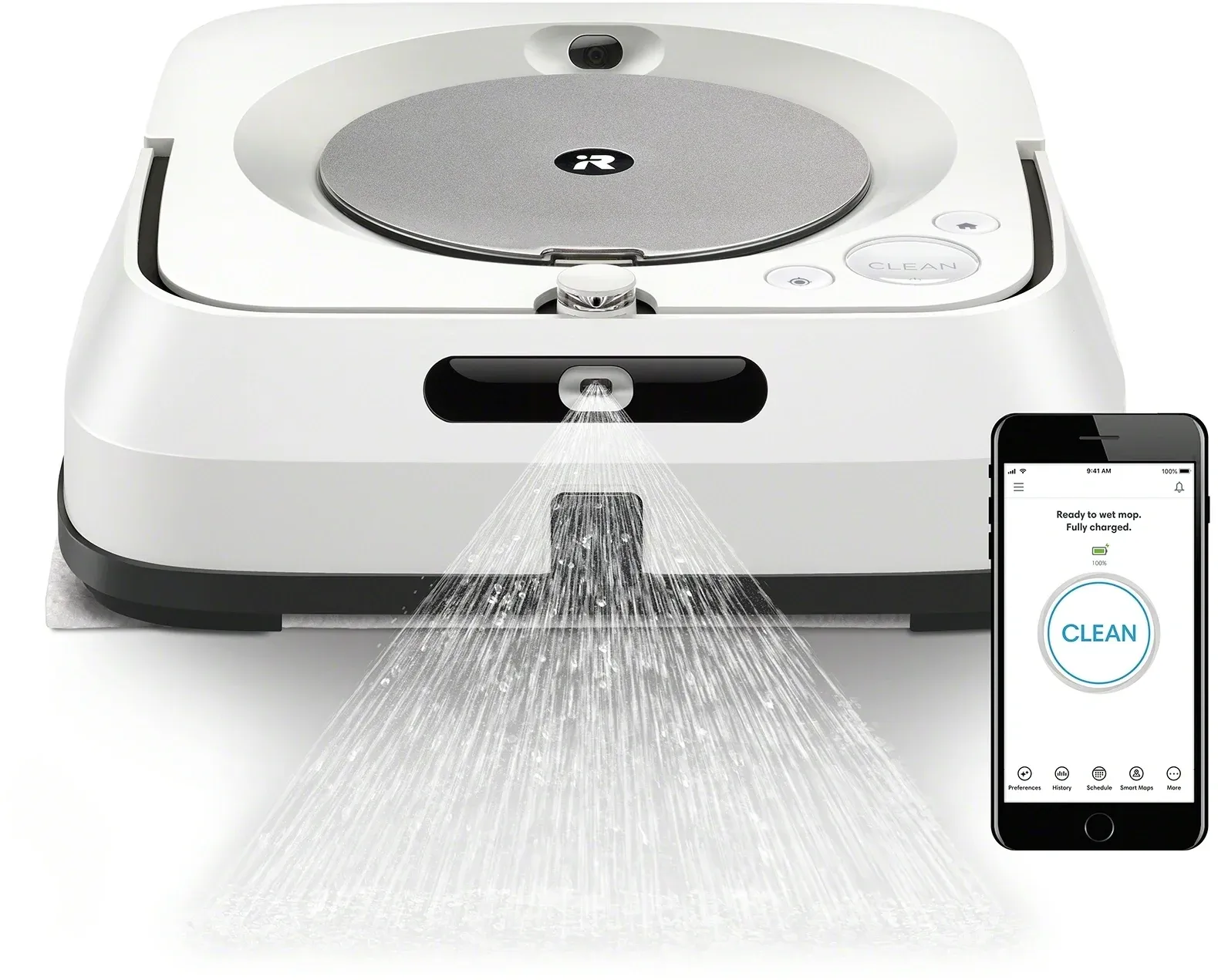 Пылесос-робот Irobot Braava Jet m6 50Вт белый - фото 2