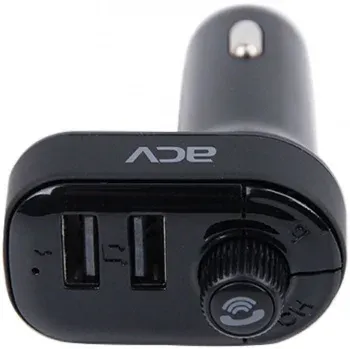 Автомобильный FM-модулятор ACV FMT-118B черный BT USB 37399 - фото 5