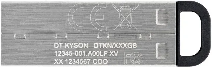 Флеш Диск Kingston 128GB DataTraveler Kyson DTKN/128GB USB3.2 серебристый/черный, 128 ГБ - фото 8