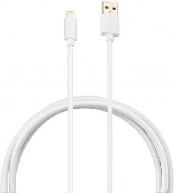 Кабель Buro USB-IP-1.2W2A USB m-Lightning m 1.2м белый - фото 6