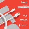 Кабель Buro USB-IP-1.2W2A USB m-Lightning m 1.2м белый - фото 8