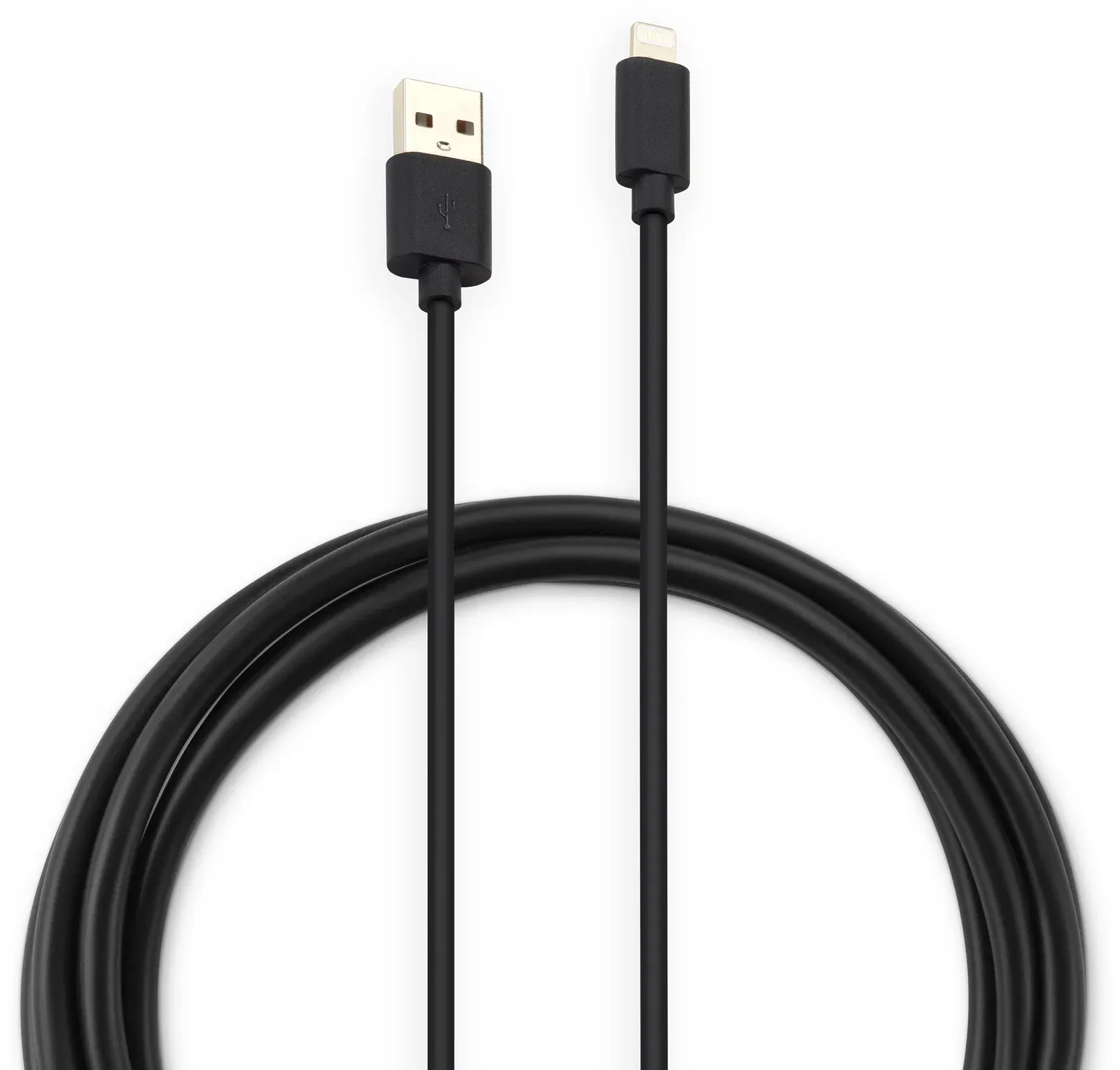 Кабель Buro USB-IP-1.2B2A USB m-Lightning m 1.2м черный - фото 2