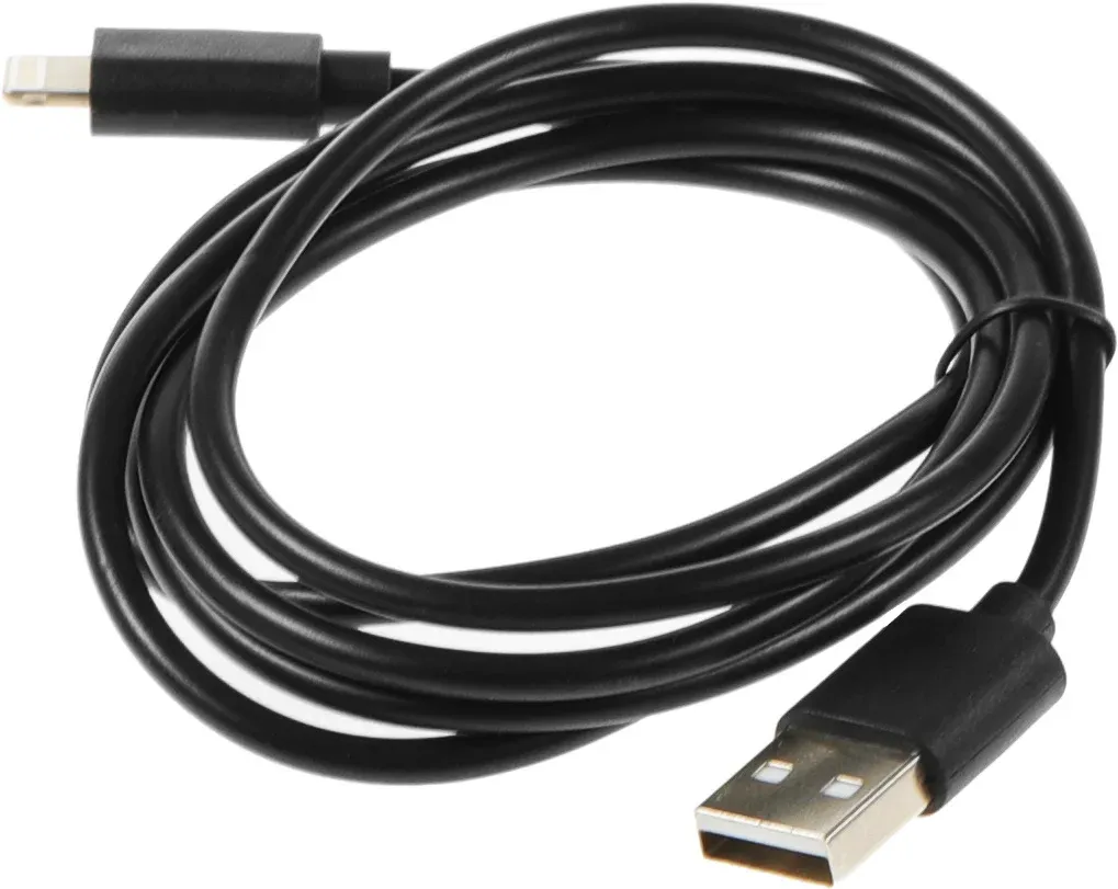 Кабель Buro USB-IP-1.2B2A USB m-Lightning m 1.2м черный - фото 5