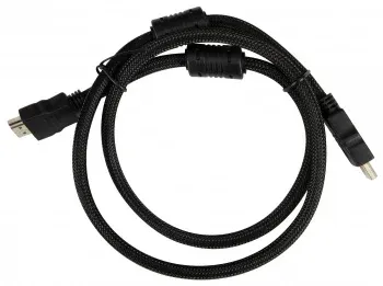 Кабель аудио-видео Buro HDMI m/HDMI m 1м. феррит.кольца позолоч.конт. черный HDMI-V1.4-1MC - фото 7
