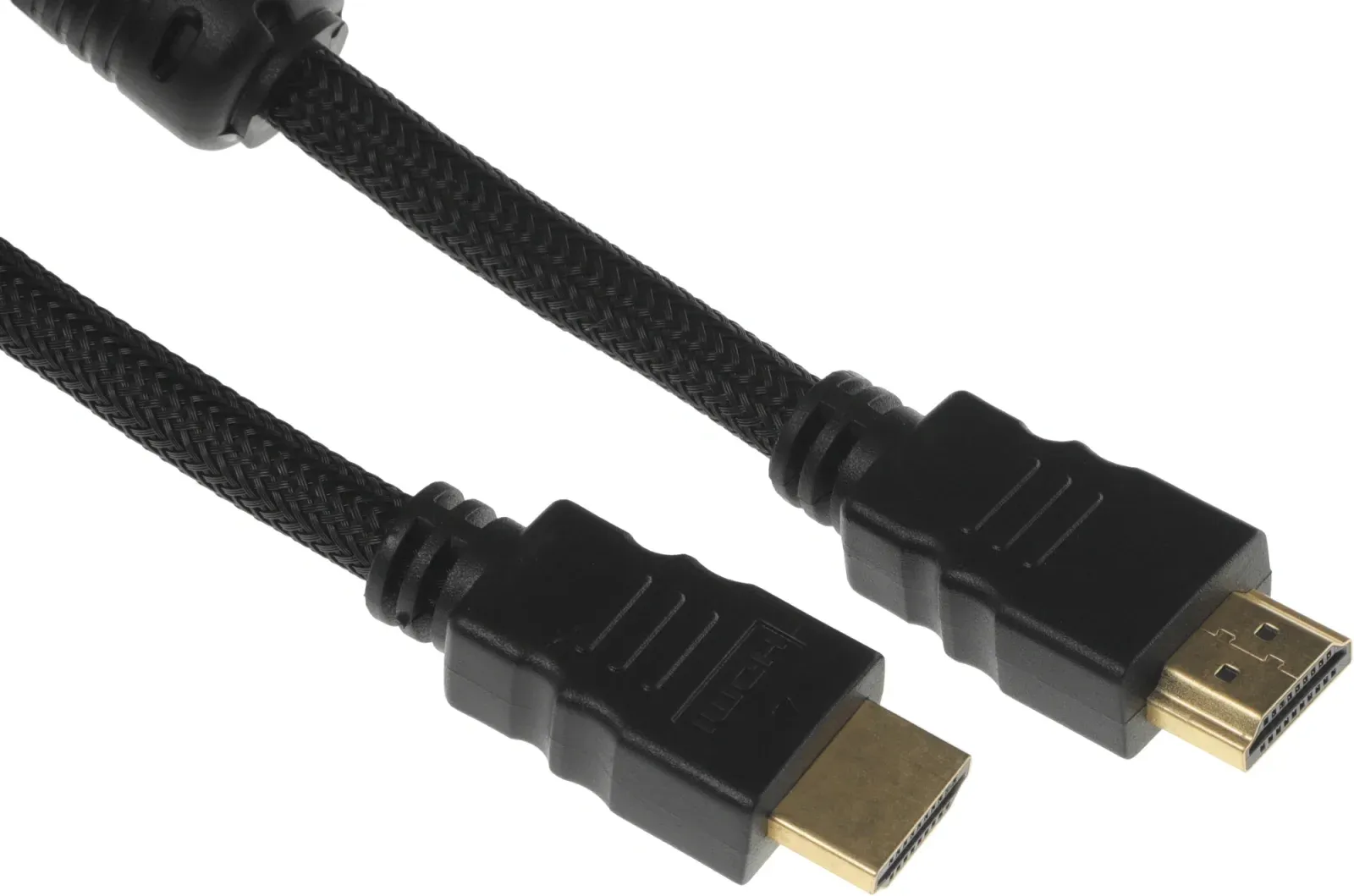 Кабель аудио-видео Buro HDMI m/HDMI m 2м. феррит.кольца позолоч.конт. черный HDMI-V1.4-2MC - фото 7