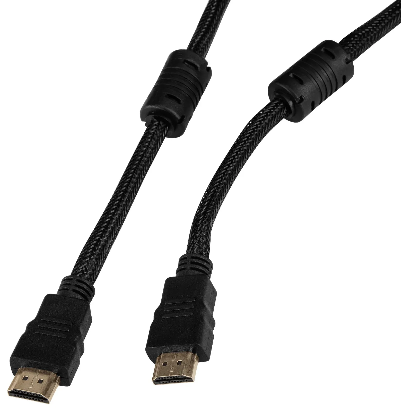 Кабель аудио-видео Buro HDMI m/HDMI m 3м. феррит.кольца позолоч.конт. черный HDMI-V1.4-3MC - фото 2