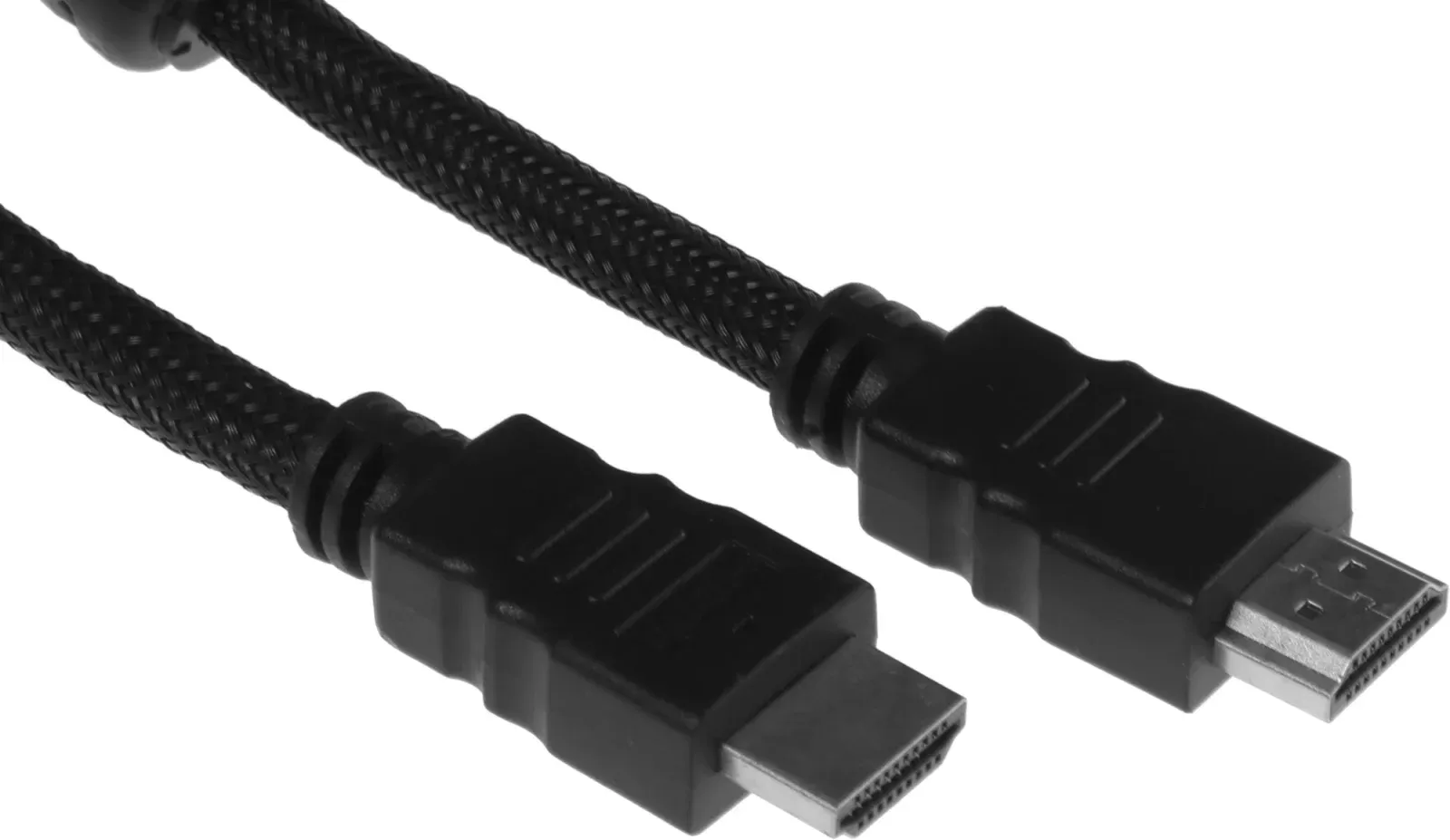 Кабель аудио-видео Buro HDMI m/HDMI m 5м. феррит.кольца позолоч.конт. черный HDMI-V1.4-5MC - фото 5