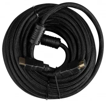 Кабель аудио-видео Buro HDMI m/HDMI m 10м. феррит.кольца позолоч.конт. черный HDMI-V1.4-10MC - фото 7