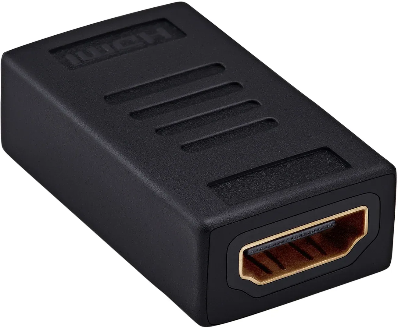 Адаптер аудио-видео Buro HDMI f/HDMI f позолоч.конт. черный BHP-ADP-HDMI-2.0 - фото 4