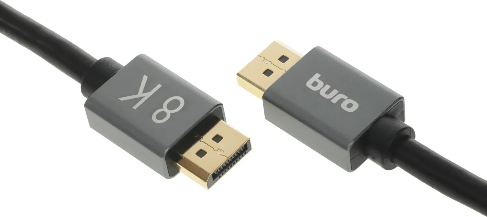 Кабель аудио-видео Buro V1.4 DisplayPort m/DisplayPort m 1.5м. позолоч.конт. черный BHP-DPP-1.4-1.5G - фото 8