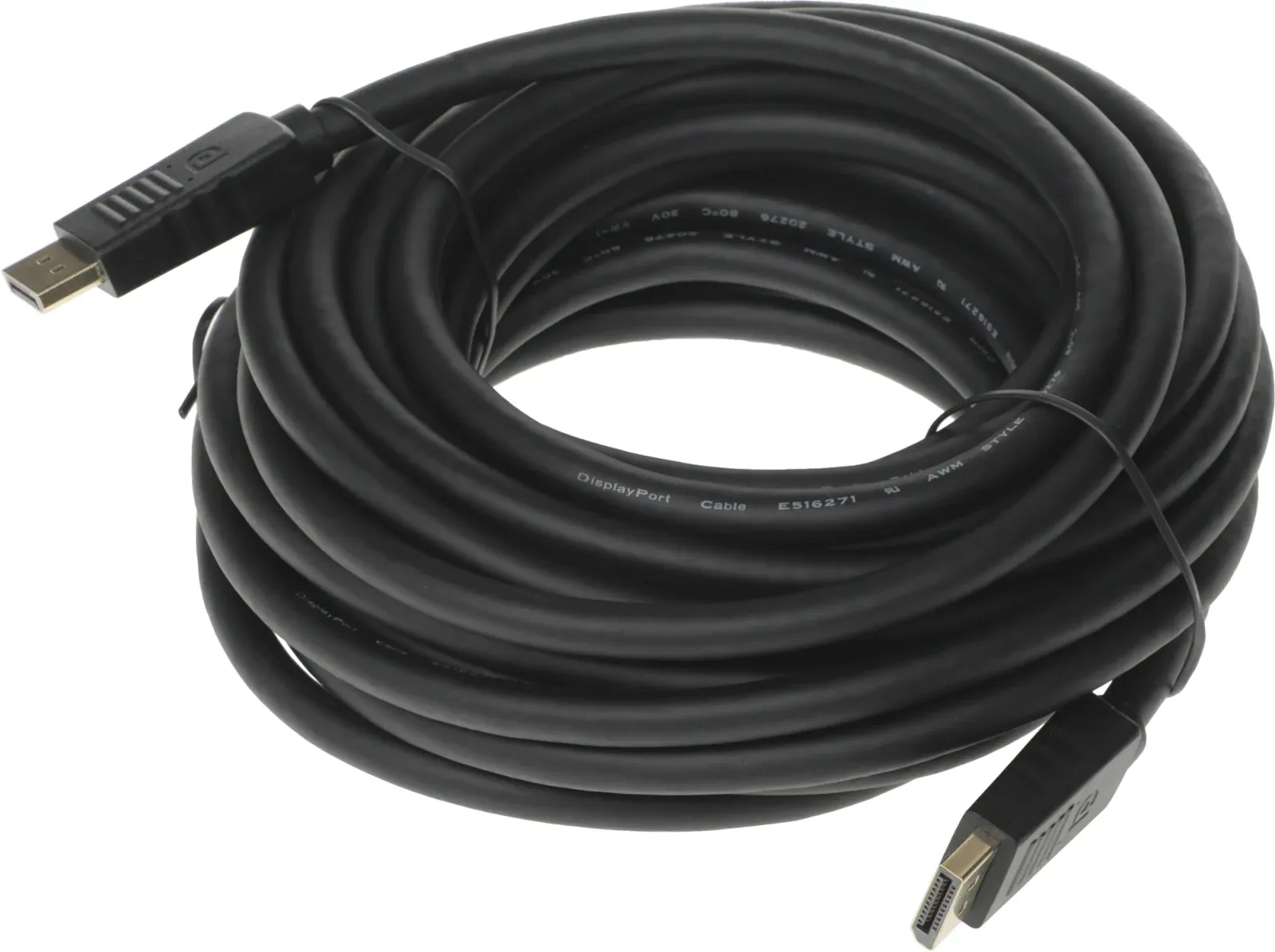 Кабель аудио-видео Buro V1.4 DisplayPort m/DisplayPort m 10м. черный BHP-DPP-1.4-10 - фото 3