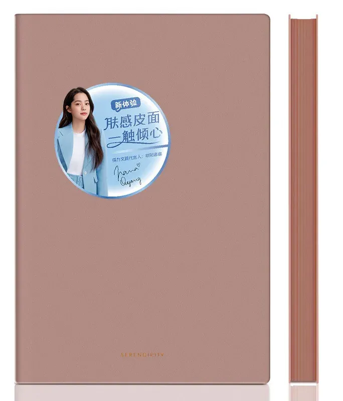Блокнот Deli 22284BROWN 210х143мм искусст. кожа 96л коричневый - фото 4