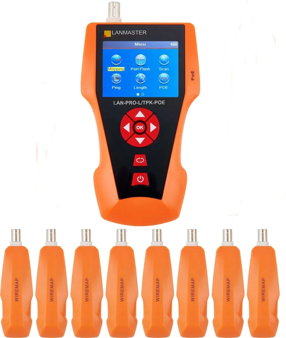 Тестеры LANMASTER LAN-PRO-L/TPK-POE-8R - фото 1