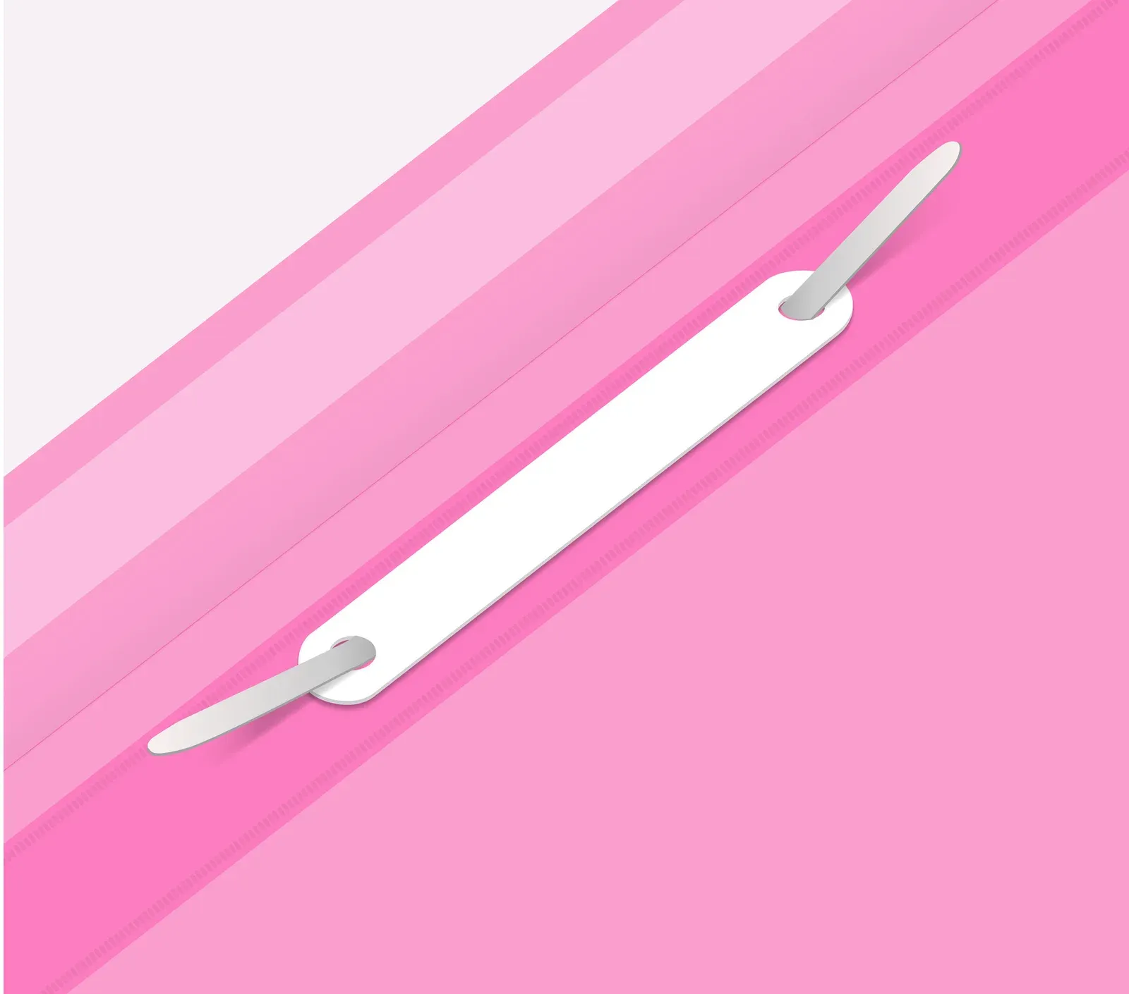 Папка-скоросшиватель Бюрократ Double Neon-PSLDNE/PINK A4 прозрач.верх.лист пластик розовый 0.14/0.18 - фото 1