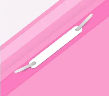 Папка-скоросшиватель Бюрократ Double Neon-PSLDNE/PINK A4 прозрач.верх.лист пластик розовый 0.14/0.18 - фото 7